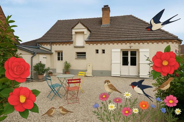 Le Camelia Villa Saint-Viâtre Eksteriør bilde